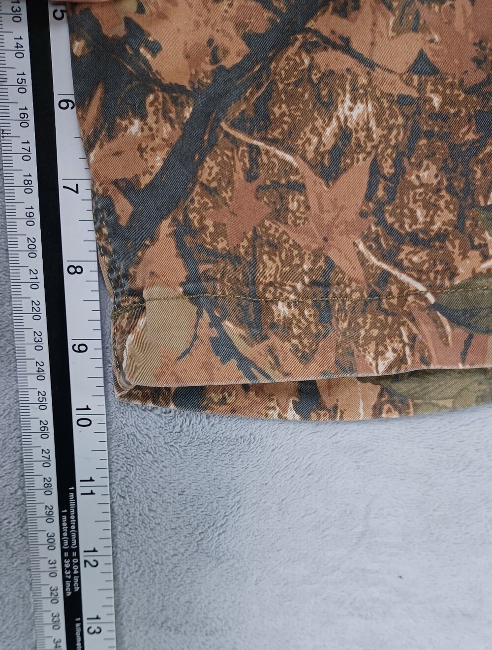 American Eagle Men's Camo Cargo Shorts 36 Utility Hunting Outdoor Relaxed Fit - Picture 13 of 15